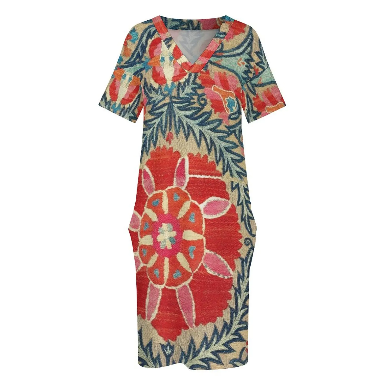 Платье Suzani с принтом 18-го века