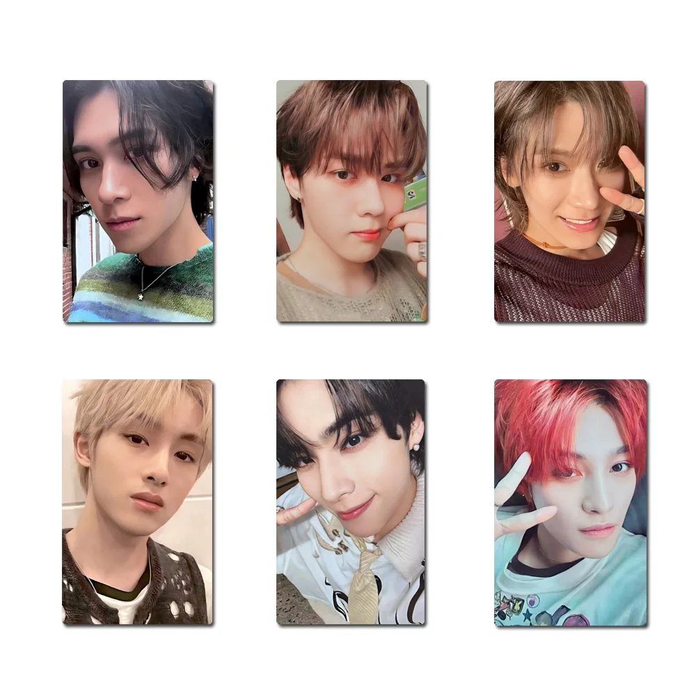 6 шт./компл. Kpop Winwin Ten ON MY YOUTH альбом фотокарточки Hendery Xiaojun Yangyang Kun Selfie Lomo карты Way Fans