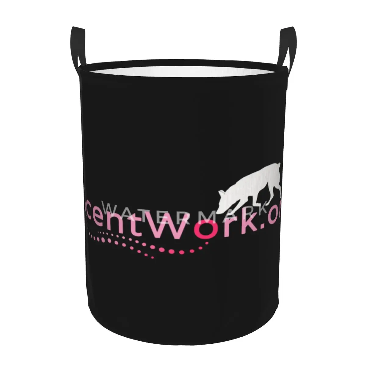 

ScentWork.org PINK For Charity Circular hamper,Storage Basket Sturdy and durable bathrooms toys