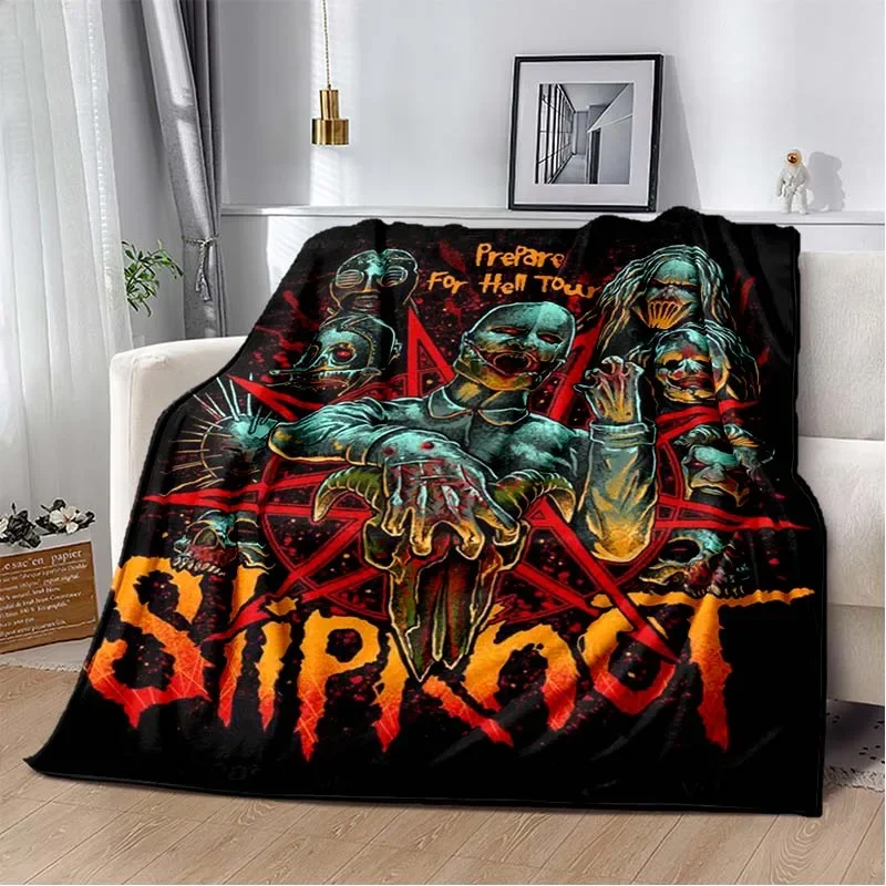

Heavy Metal Band Blanket, Lightweight Flannel Throw for Sofa,Digital Printed Blanket, Soft and Worm Flannel Fabric