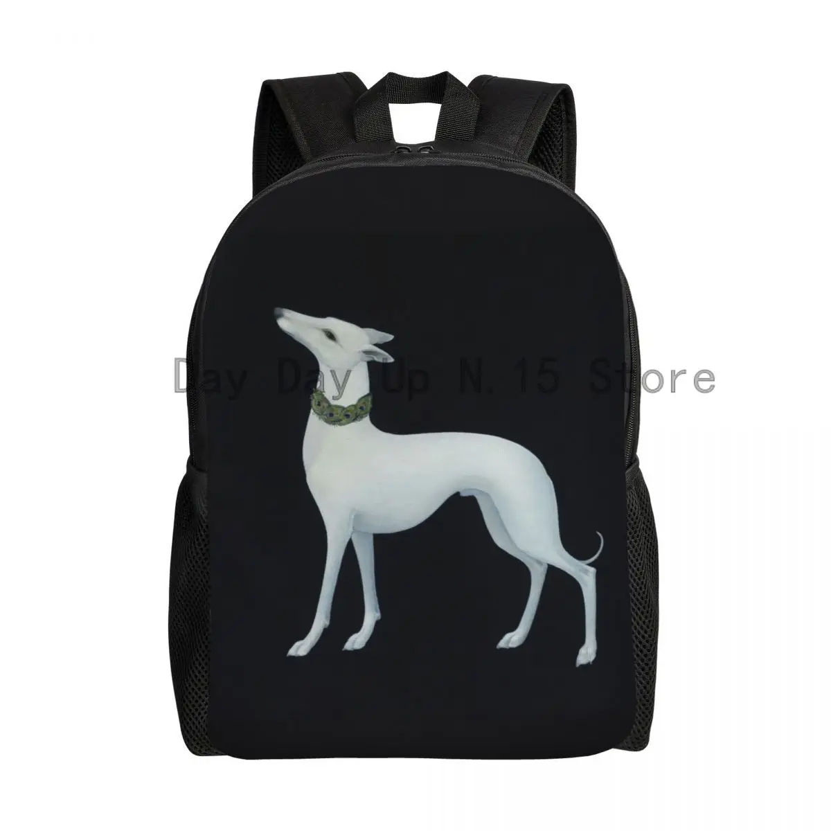 

Милые рюкзаки Greyhound для мужчин и женщин, школьный Студент, сумка для книг, подходит для 15-дюймового ноутбука, сумки для собак