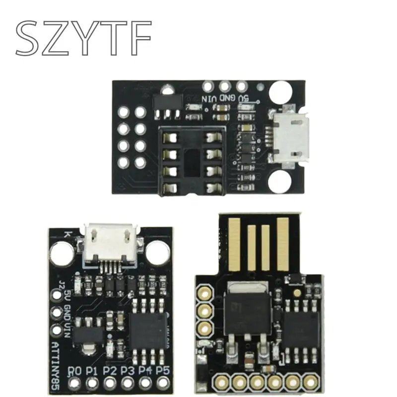 ATtiny85 Digispark Kickstarter Micro USB Development Board Module For Arduino IIC I2C TWI SPI Low Power Microcontroller