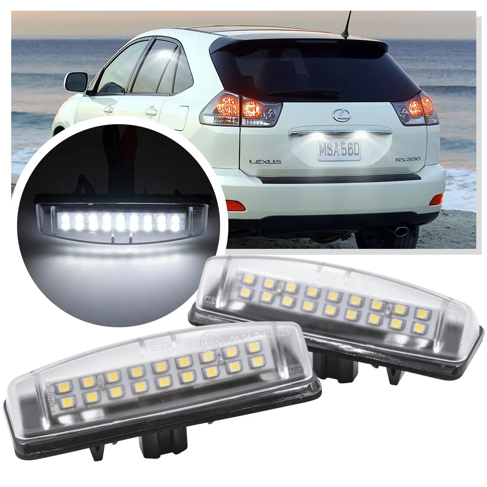 

Задний номерной знак для Lexus IS300, IS200, ES300, ES330, GS300, GS400, LS430, RX330, RX350, RX400h, HS250h, Toyota Prius, 2 шт.