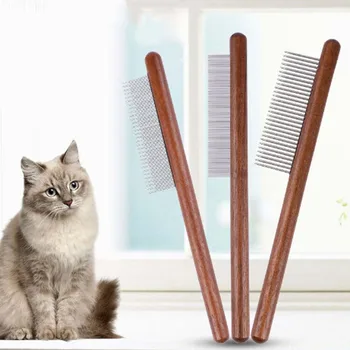 Cat Comb Stainless Steel Pet Hair Remover 1