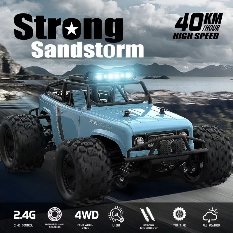 

1:18 Off-road Climbing High Speed Drift Rc Remote Control Car 2.4g All-wheel-drive Model Racing Car Toy Gift For Children