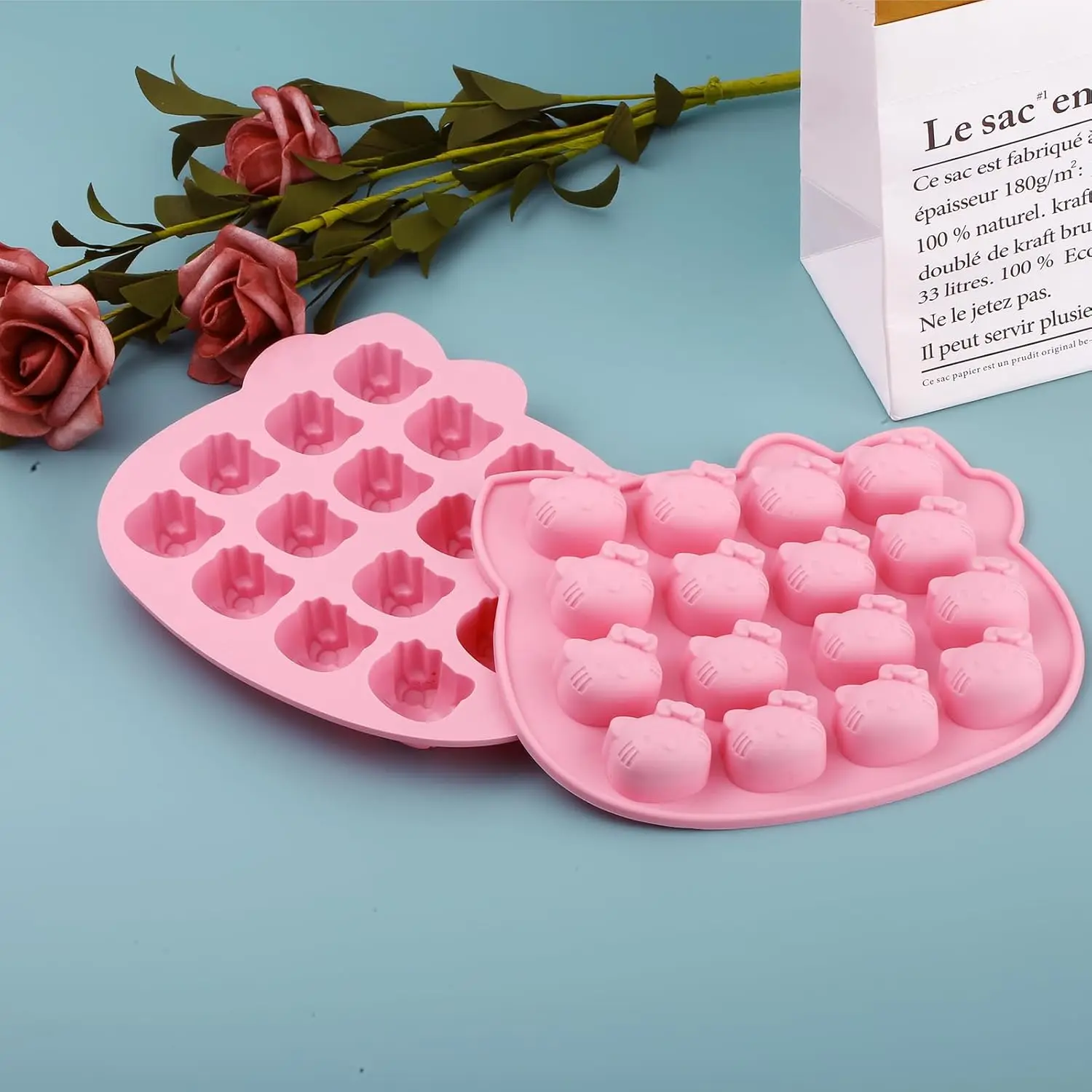 Силиконовые формы для котят и конфет 2 шт. силиконовая форма шоколада с 32