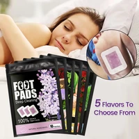 1020pcs plant foot patches natural detoxification body toxins cleansing stress relief feet slimming cleaning body care pads