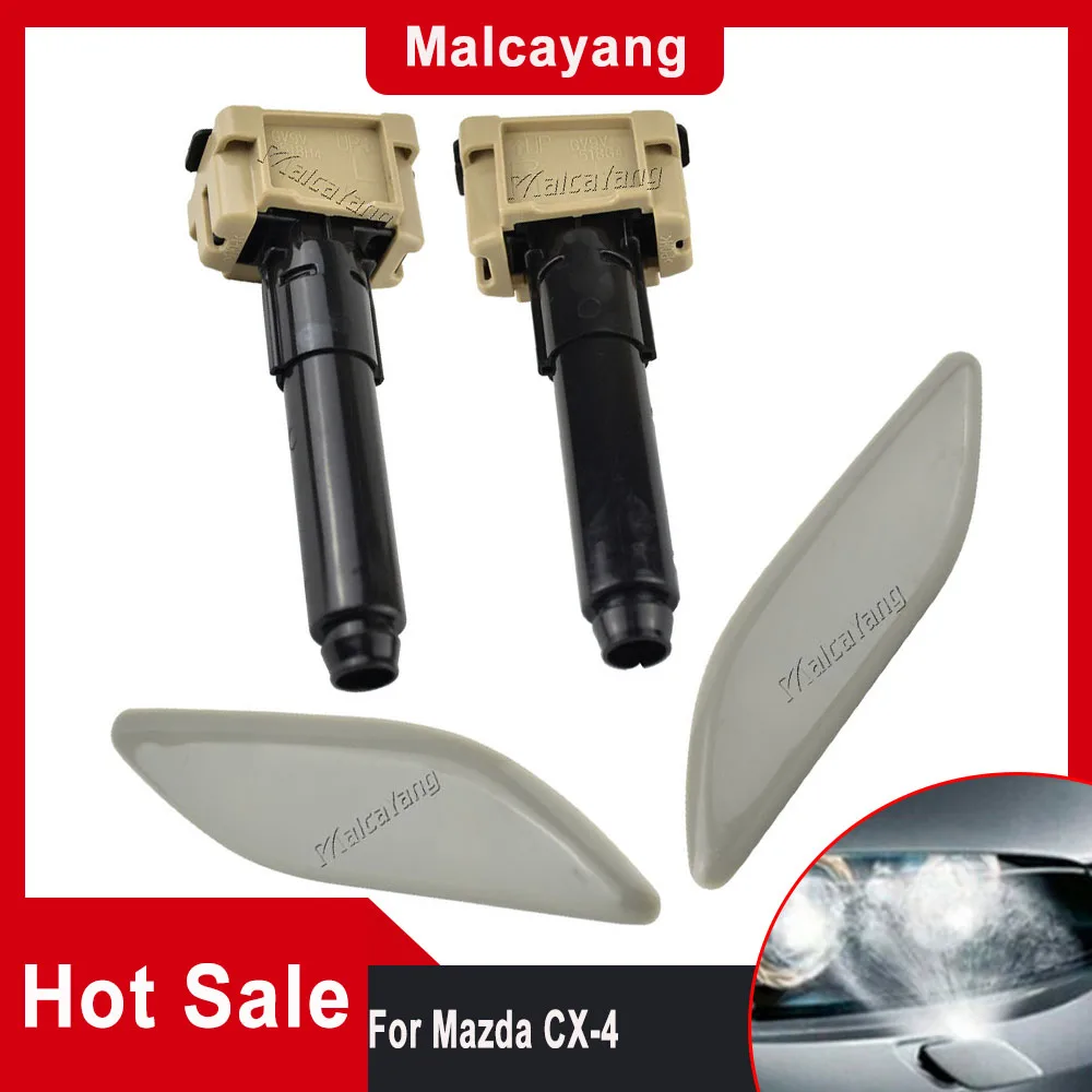 

For Mazda CX-4 Headlamp Headlight Washer Nozzle Cleaning Water Spray Jet GV9V-5182Y GV9V-5182X Car Accessories