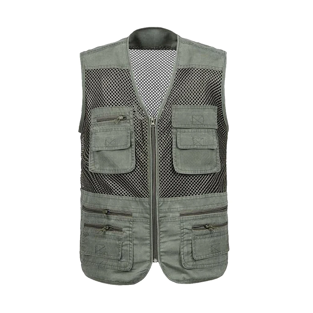 

Fishing Hiking Sports Casual Quick-dry Mesh Vest Jacket Waistcoat