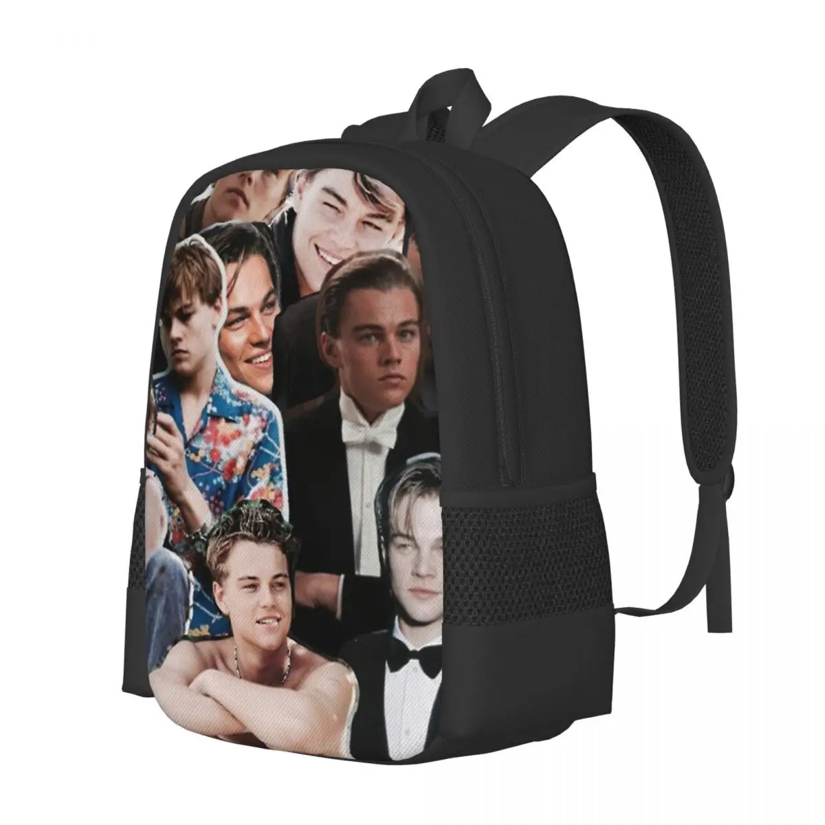 Leonardo Dicaprio Collage Backpack for Girls Boys Travel RucksackBackpacks for Teenage school bag