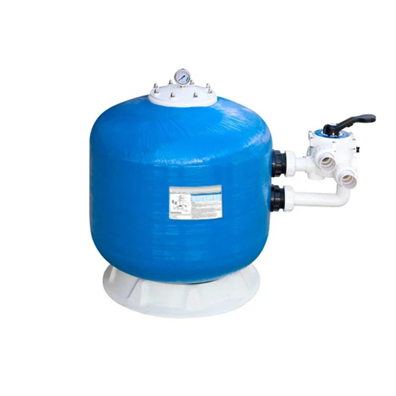 

Swimming pool slow sand filter sand separator with pump drain outlet for water treatment