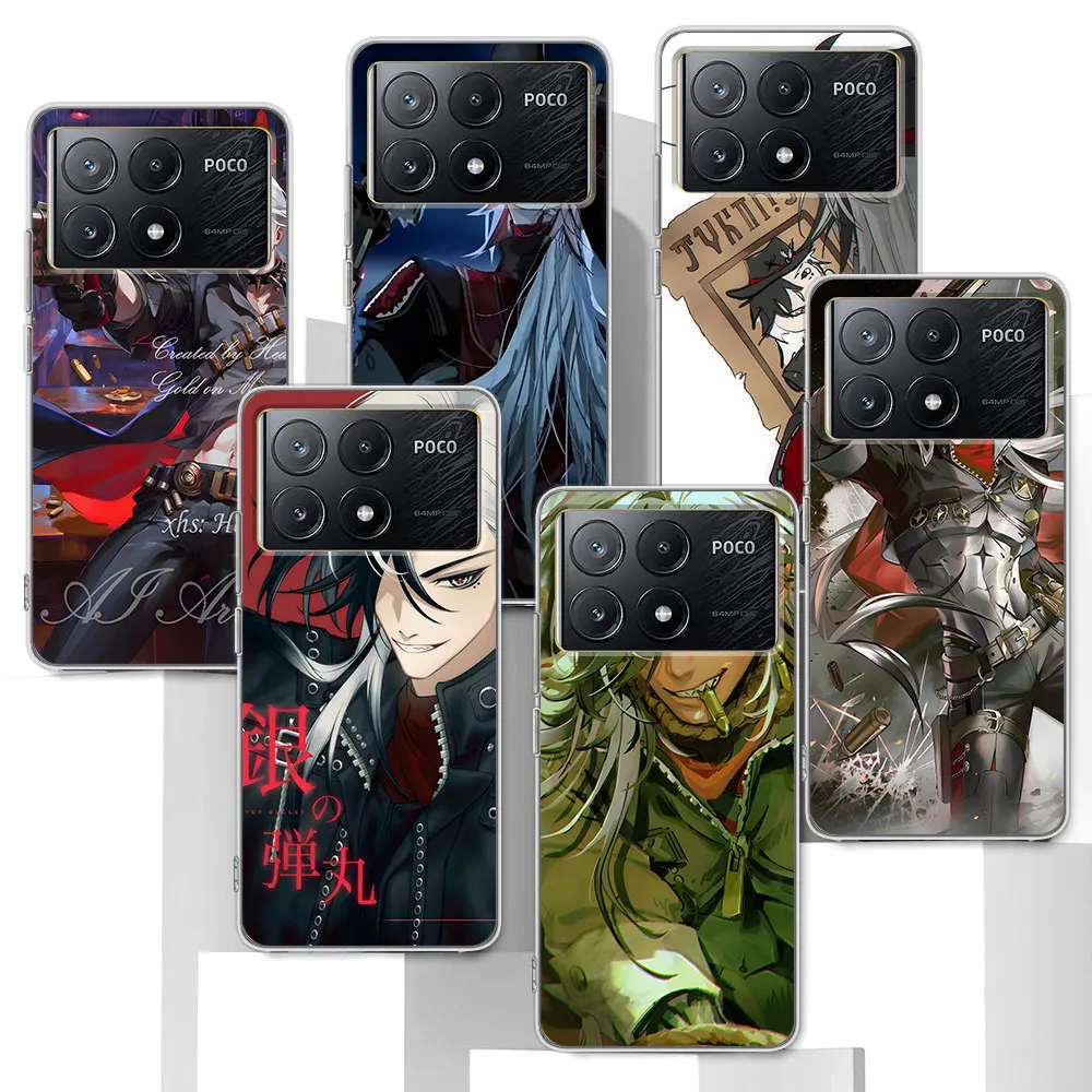 Чехол Boothill Honkai для Xiaomi Poco X6 X5 F4 M5s X3 NFC F1 F5 M5 M3 M4 GT F3 F2 X4 Pro прозрачный чехол телефона