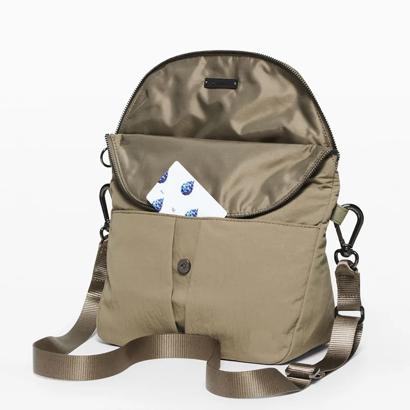 Lulu Slung Joker Bag 2022 New Female Ins Korean Female Dag Large Capacity Rylon Shoulder Bag