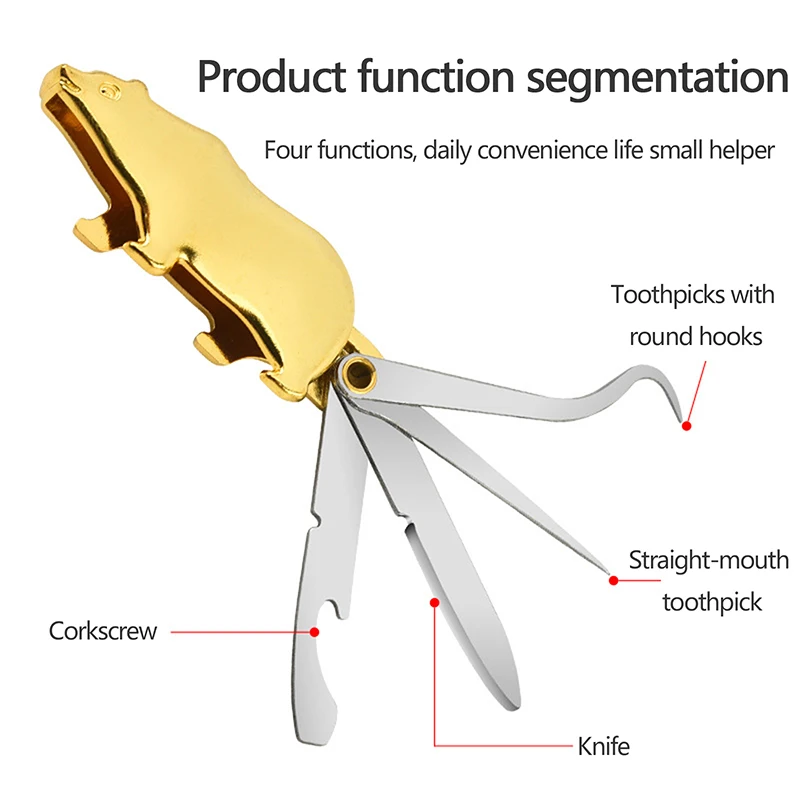 Высококачественный нож для очистки зубочисток из нержавеющей стали открывалка