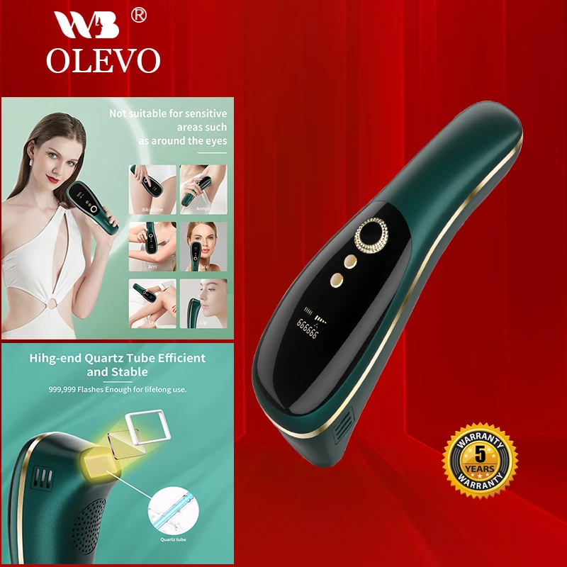 Laser Hair Removal for Permanent,At-Home Hair Removal Devices Upgraded to 999,999 Flashes, for Armpits Legs Arms Bikini Line