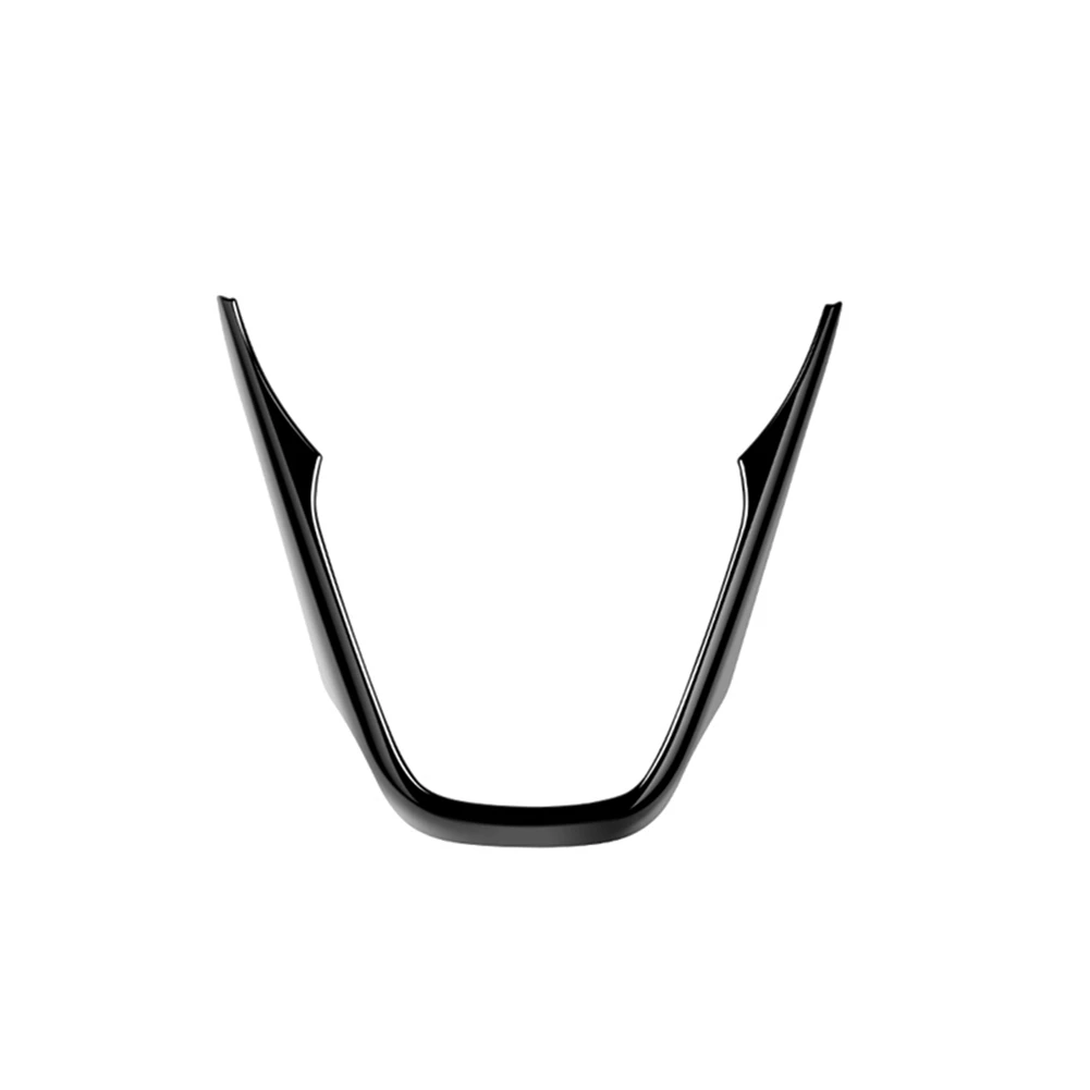 

Car Glossy Black V-Style Steering Wheel Panel Cover Trim Decoration Frame Sticker for Toyota Aqua Yaris Sienta 2022+