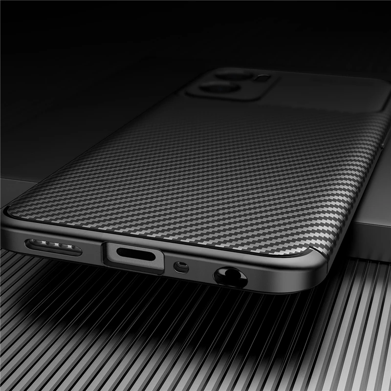 For OnePlus Nord CE 2 5G Case Slim Matte Carbon Fiber Pattern Back Cover One More NordCE2 1+Nord CE2 Shockproof Protect Fundas |