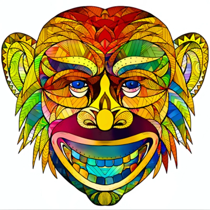 

Wholesale Monkey Puzzle Animals Wooden Toy 100 200 300 Piece Jigsaw Kids Adults 6 Design Brain Game Montessori Factory Copyright