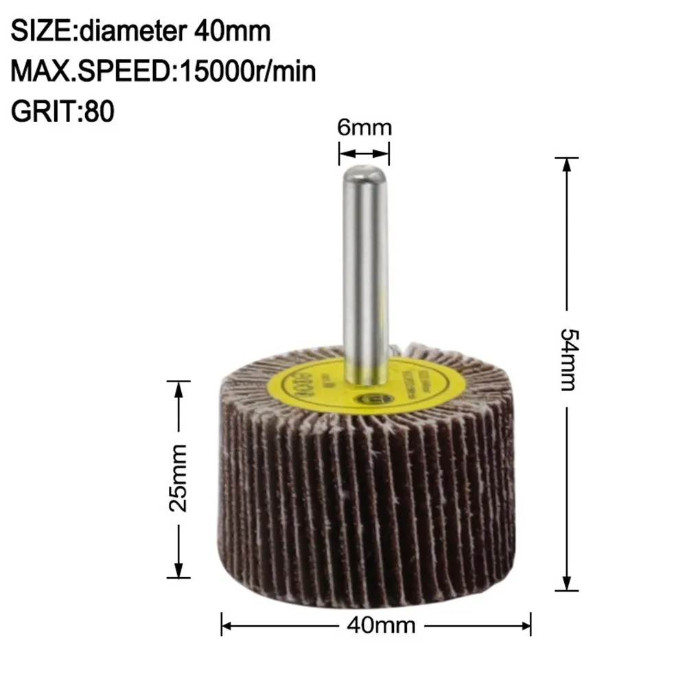 

Head Sanding Wheel 80 Grit 80/60/50/40/30/25/20/16mm Emery Cloth For Aircraft Model
