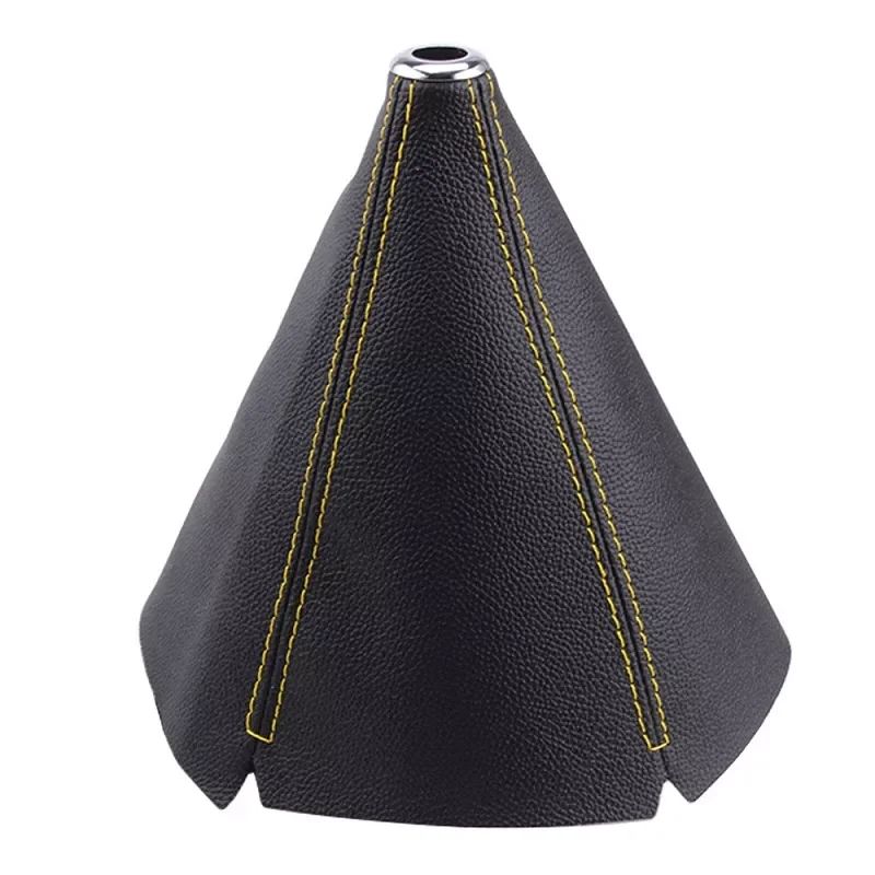 

16mm universal PU leather car shift collar carbon fiber automatic car manual shift lever knob shift boot cover leggings