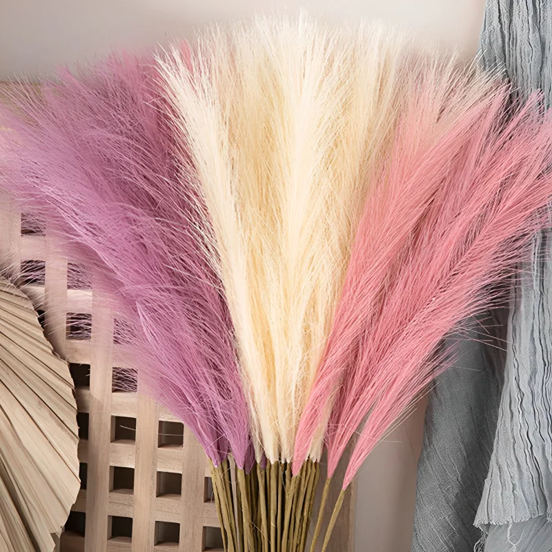 

10/1PCS Artificial Pampas Grass Bouquet for Home Bedroom Room Wedding Party Decoration Plant Simulation DIY Fake Flower Reed
