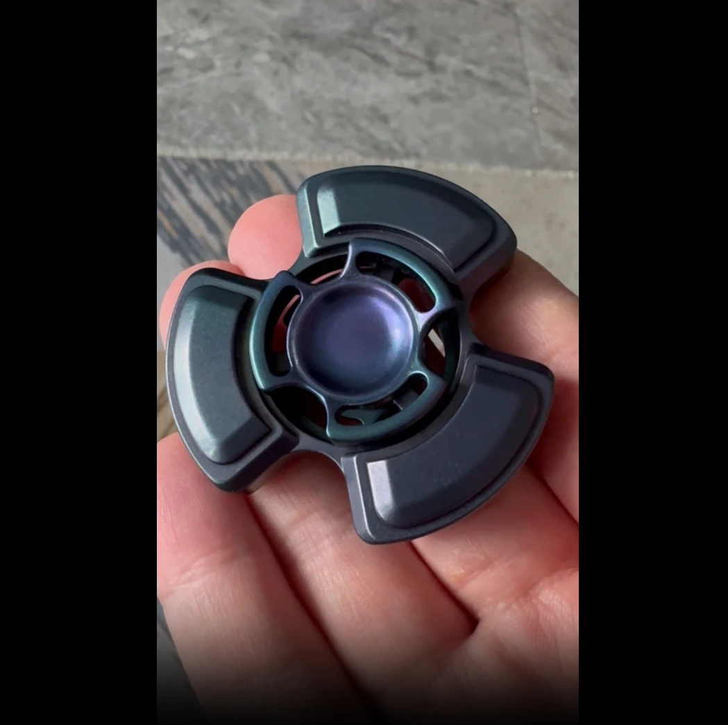 QEDC вольфрамовый цветной источник XL гироскоп для пальцев поп-Монета