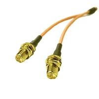 rp sma male plug to 2x rp sma female male pin splitter combiner pigtail cable rg316 15cm 6