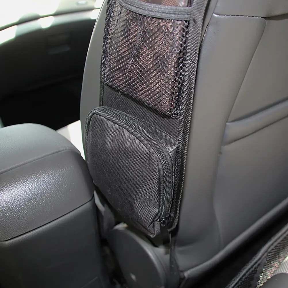 

High Sewing Density Seat Side Pocket Versatile Car Seat Back Storage Bags with High Sewing Density Multi Mesh for Organization