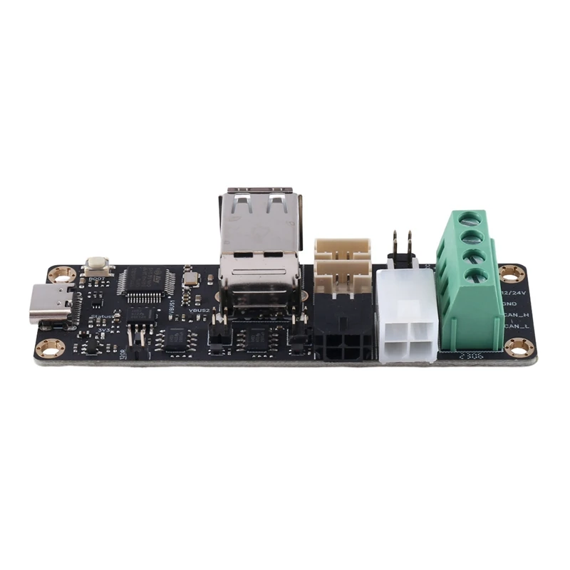 

2X плата адаптера BIGTREETECH U2C V2.1 поддерживает подключение шины CAN, модуль шины USB к шине CAN, с 3 выходными интерфейсами CAN