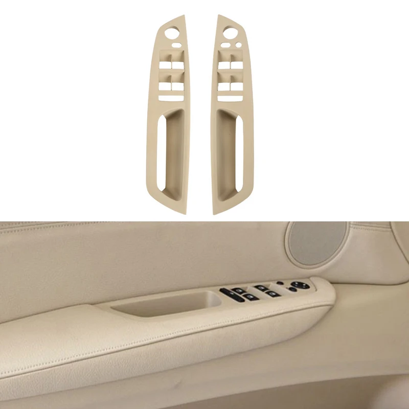 

1 шт. автомобиль влево/правой основной сиденье водителя межкомнатных дверей подлокотник ручка внутренняя Панель тянуть Накладка для BMW X5 E70 ...