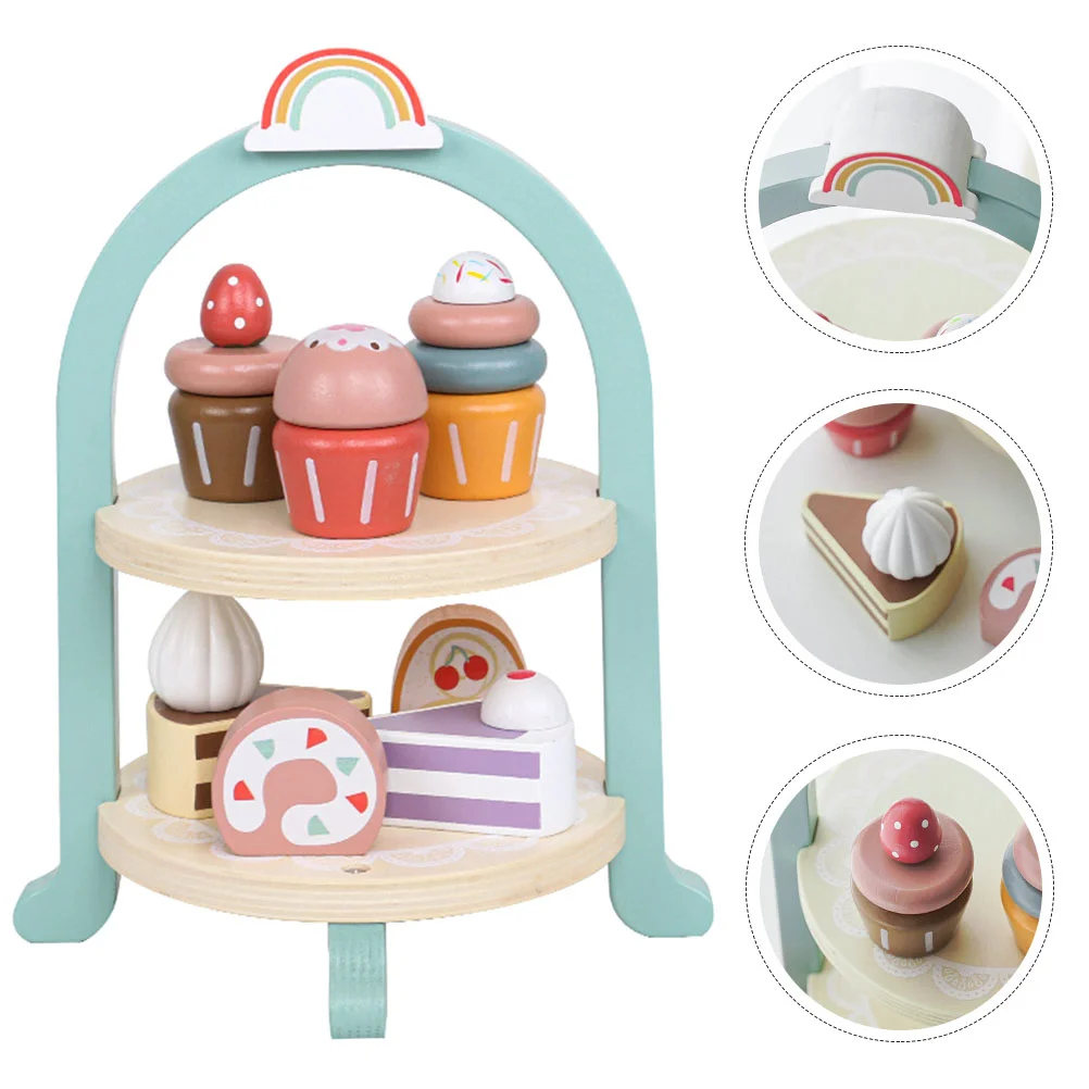 

Toy Set Simulation House Decoration Kids Suit Tableware Props Decorations Home Cupcake