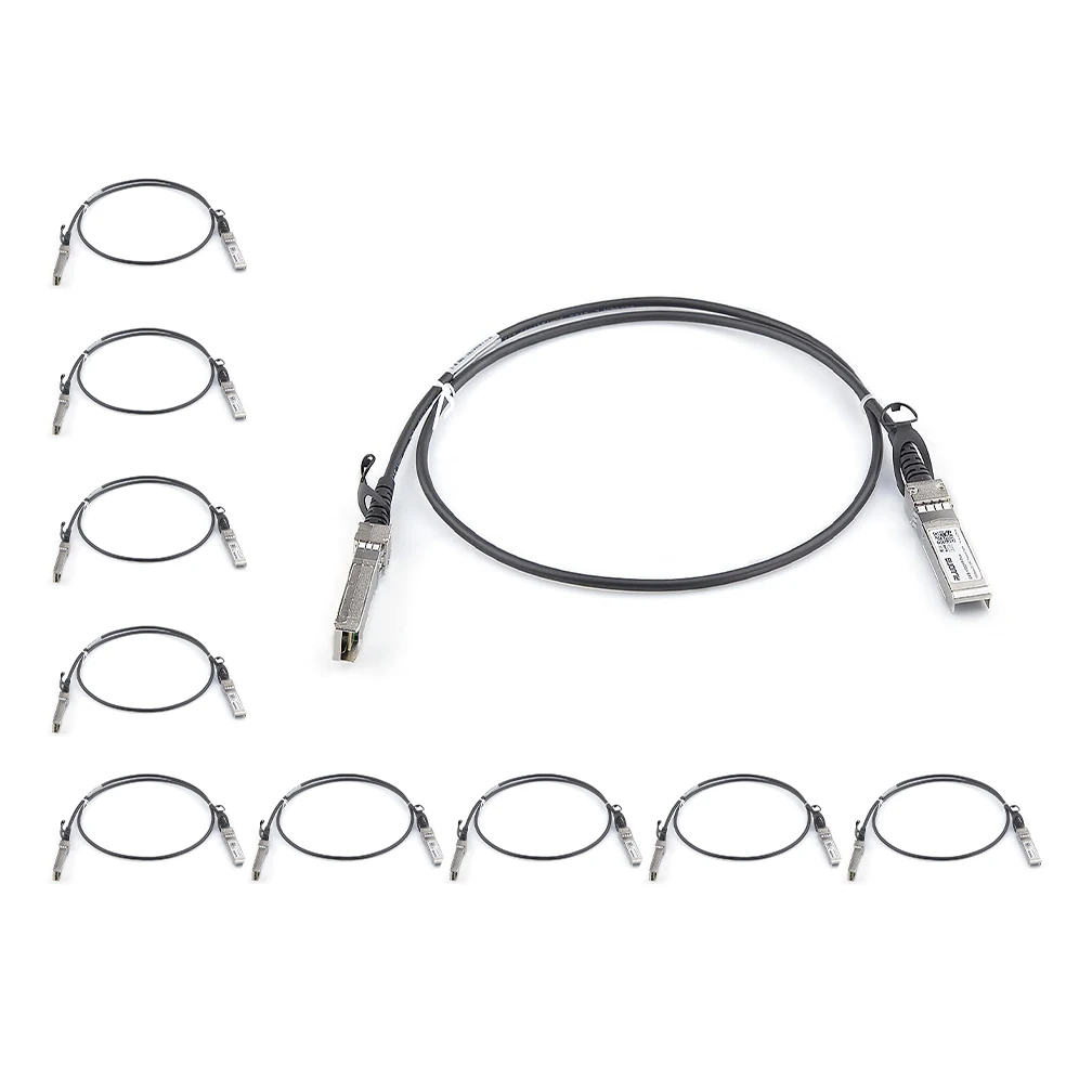 [10-Pack] 3m/9.84ft 10G Direct Attach Copper Cable, SFP+ Passive Twinax DAC Cable for Cisco SFP-H10GB-CU3M