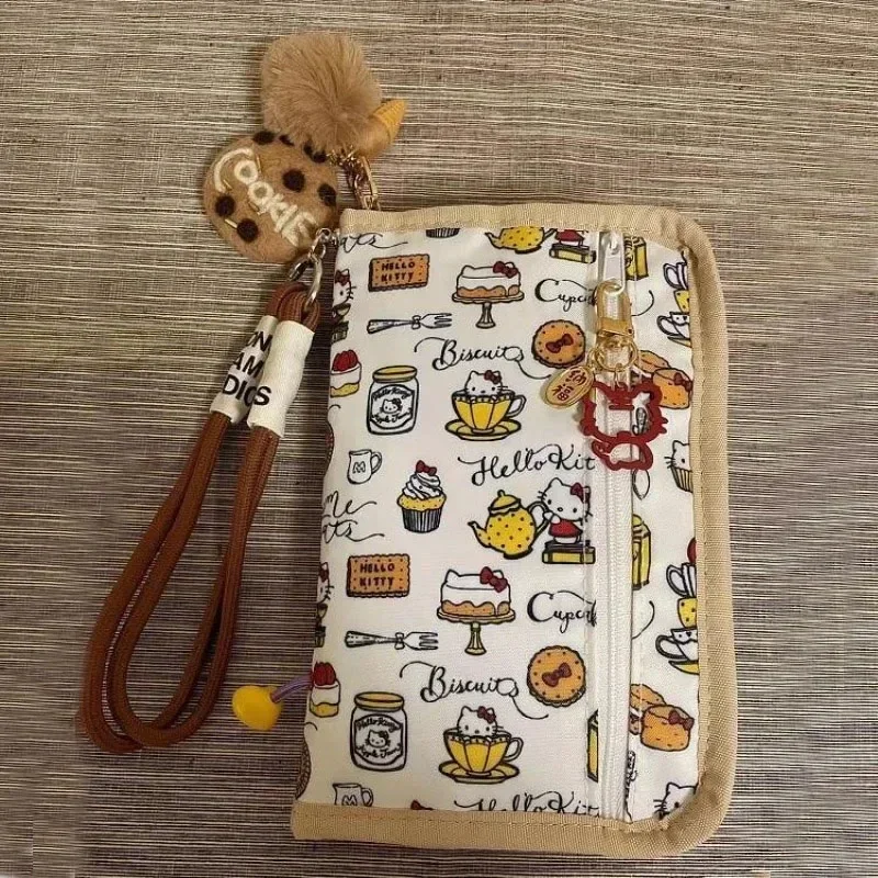 Женская сумка для хранения Kawaii ручная счета портативный кошелек на молнии монет
