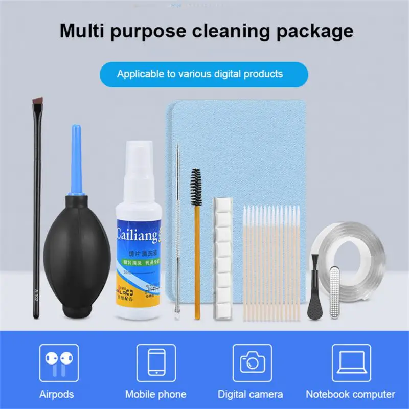 

11 In 1 Camera Cleaning Kit Professional DSLR Lens Digital Camera Cleaning Tool For Computer Phone For Sony Fujifilm Nikon Canon