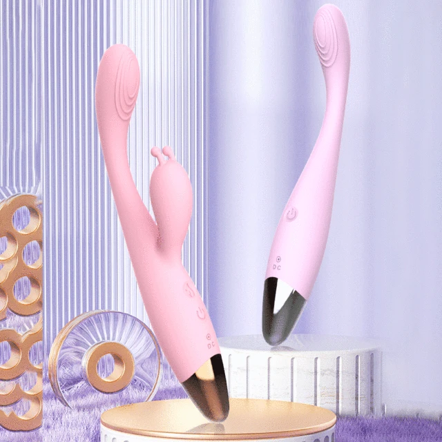 Rabbit Vibrator Dildo G Spot Clitoris Stimulator Nipple Massager Heating AV Stick Female Masturbators Sex Toys for Women 18+ 2