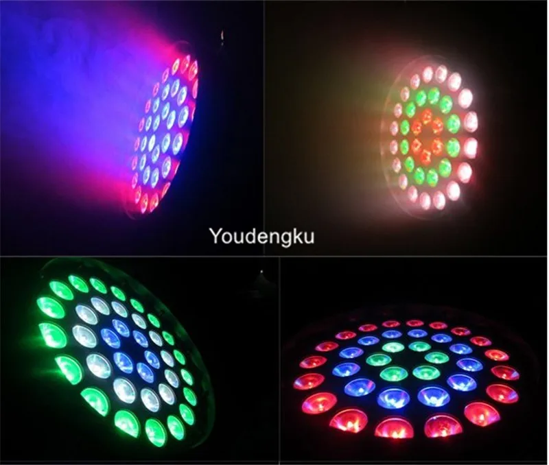 2 шт. диско-сцена 36x10 Вт мыть светодиодную подвижную голову с зумом RGBW мытье