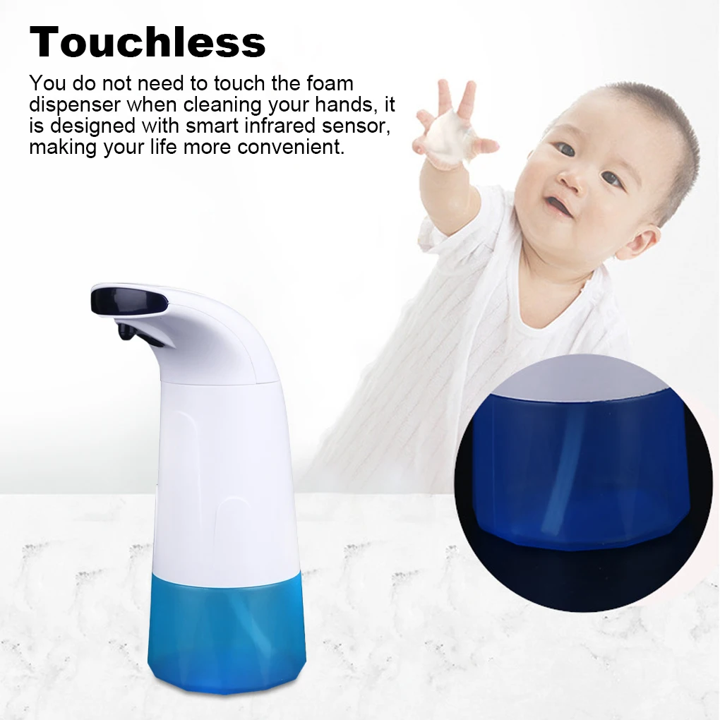 

Automatic Foam Soap Dispenser Hand Wash Washer Infrared Sensing Foaming Touchless Soap Dispenser for Bathroom Kitchen Accessory