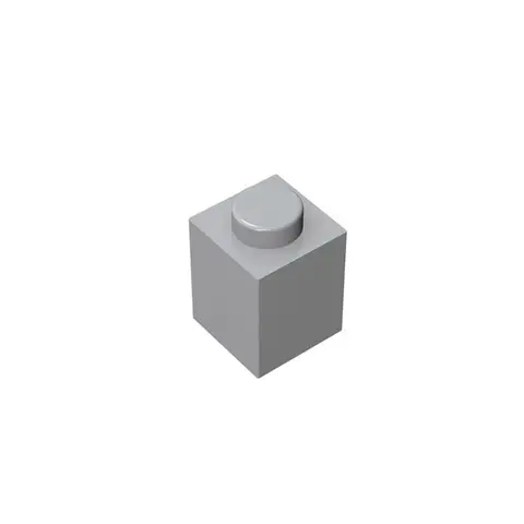 10pcs MOC Peças 3005 tijolo 1 x 1 tijolos compatíveis Bloco de construção de diy bloqueio partícula de pipez de quebra -cabeça presente de brinquedo cerebral