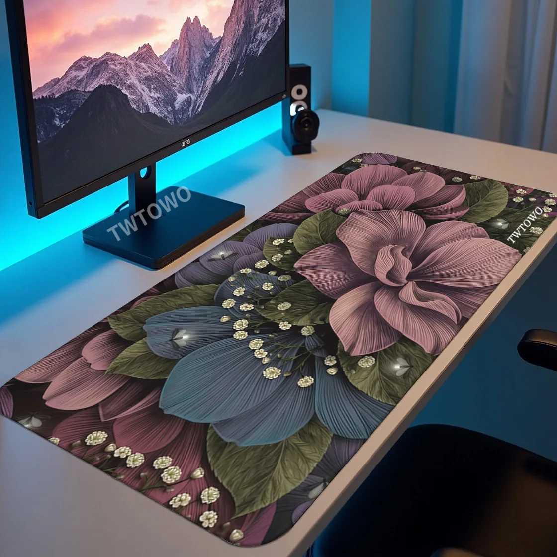 Коврик для мыши Gamer Flower XL HD новый большой коврик XXL механический клавиатуры