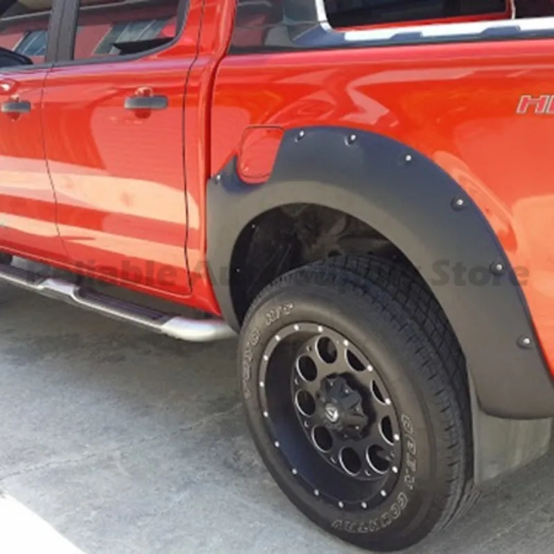 Расклешенные расширители крыльев для Ford RANGER T6 T7 T8 с заклепками, широкий комплект кузова, прочный внедорожный стиль, обновление 2012 2015 2018 (art.: 3920d23f39628) - 3920d23f39628