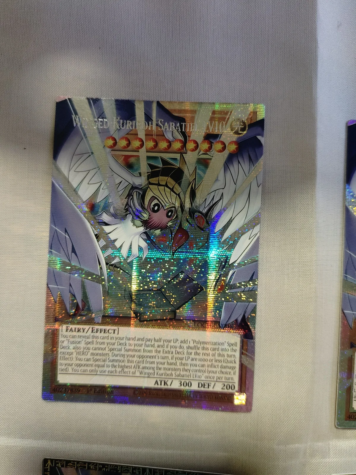 Фото Коллекционная карта Yu-Gi-Oh OCG/TCG PSER Winged Kuriboh Sabatiel LV10 OOF GMR, детская коллекционная карта для хобби (неоригинальная) №4