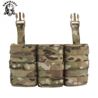 new tactical military airsoft fast 7 62 ak47 triple magazine insert pouch tall for lv119 fsck avs fcpc hunting vest paintball