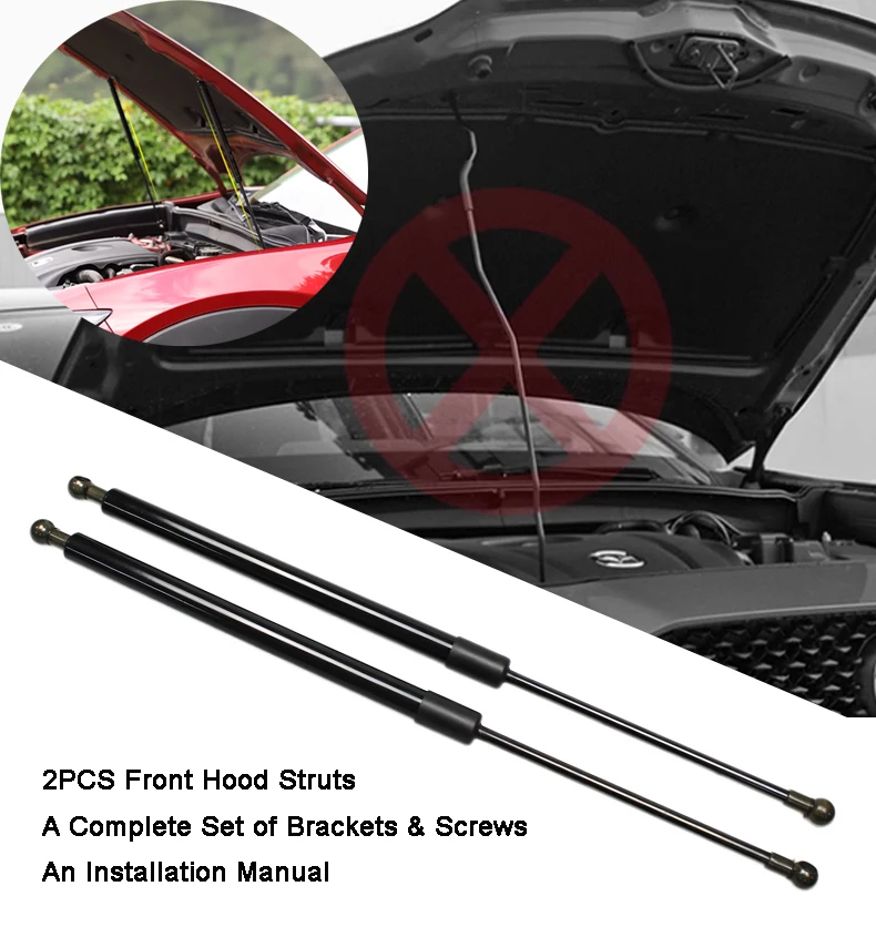 Фото 1 комплект газовых стоек для Mercedes-Benz CLA C117 2013-2019, передний капот, модифицированный подъемный опорный демпфер, амортизатор, опорные стержни №4