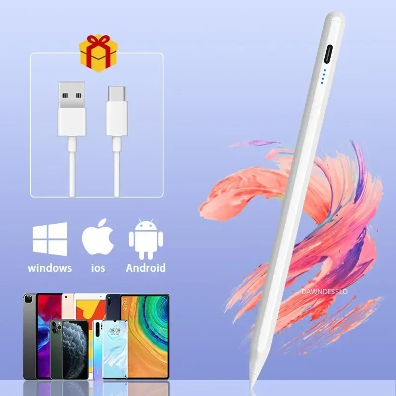 Универсальный стилус для Samsung Galaxy Tab A9 активный карандаш Huawei Redmi Pad перезаряжаемый