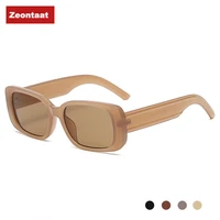 2022 vintage square sunglasses brown glasses for womenmen brand designer rectangle eyewear retro shades lents de sol mujer