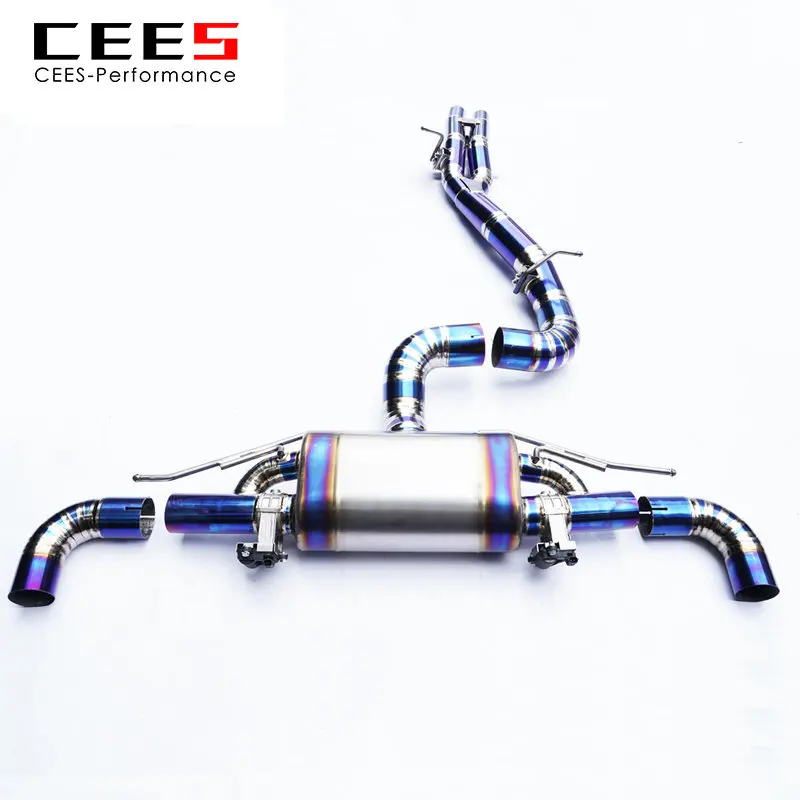 

Catback Exhaust For AUDI TTRS RS3 8J/8S 2.5T 2009-2022 Titanium alloy Exhaust Pipe High Performance Car Exhaust System