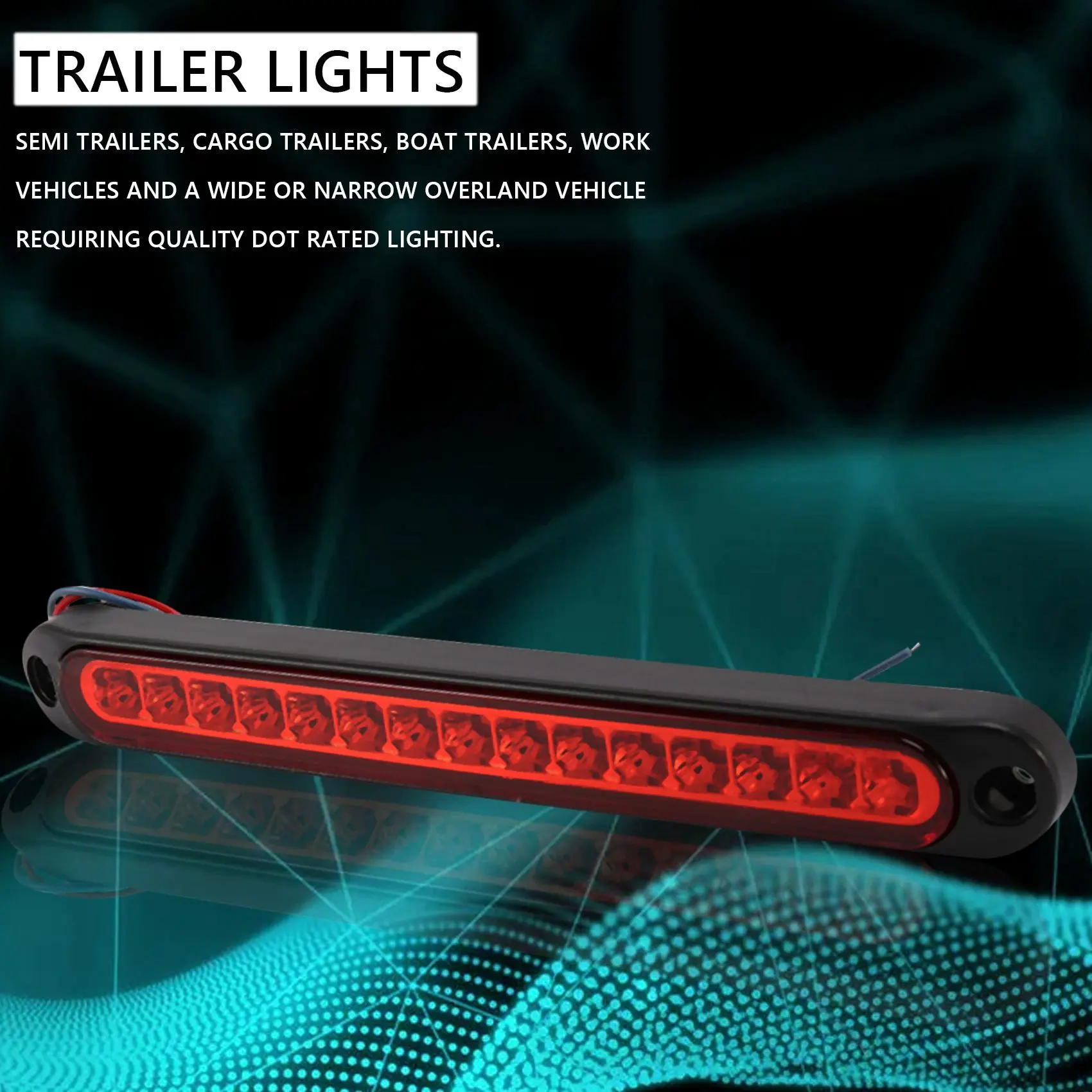 2 шт. задние фонари заднего стоп-сигнала 10 дюймов