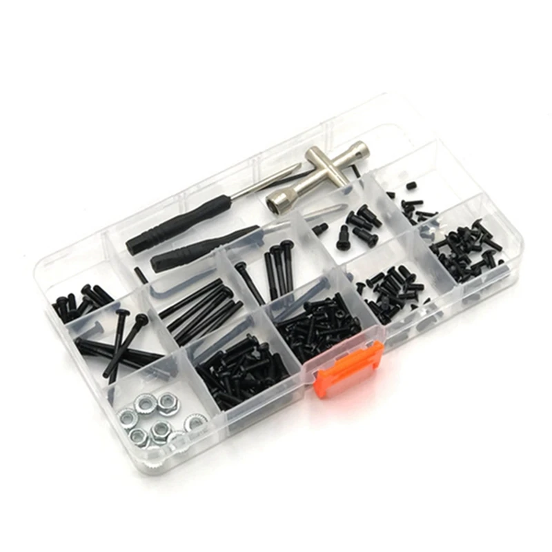 

Swing Arm Screw Ball Head Screw Nut Kit With Box For Wltoys 104009 12401 12402 12403 12404 12409 A323 RC Car Spare Parts