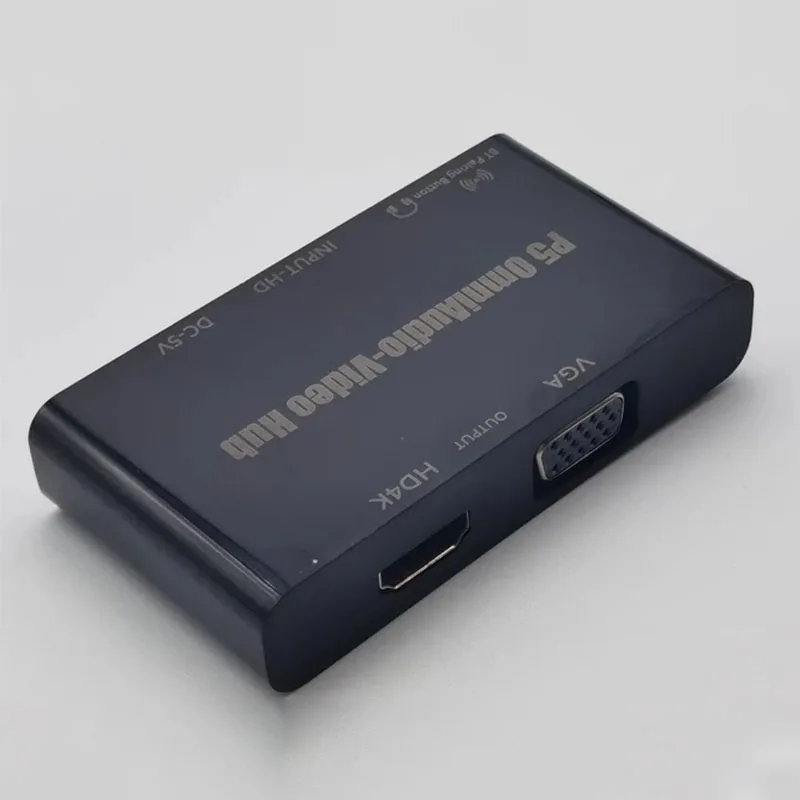 Фото Универсальный аудио-видео хаб P5 для PS5, совместимый со всеми Bluetooth 5.0 наушниками/колонками, поддерживает 4K HD HDMI и VGA. №5
