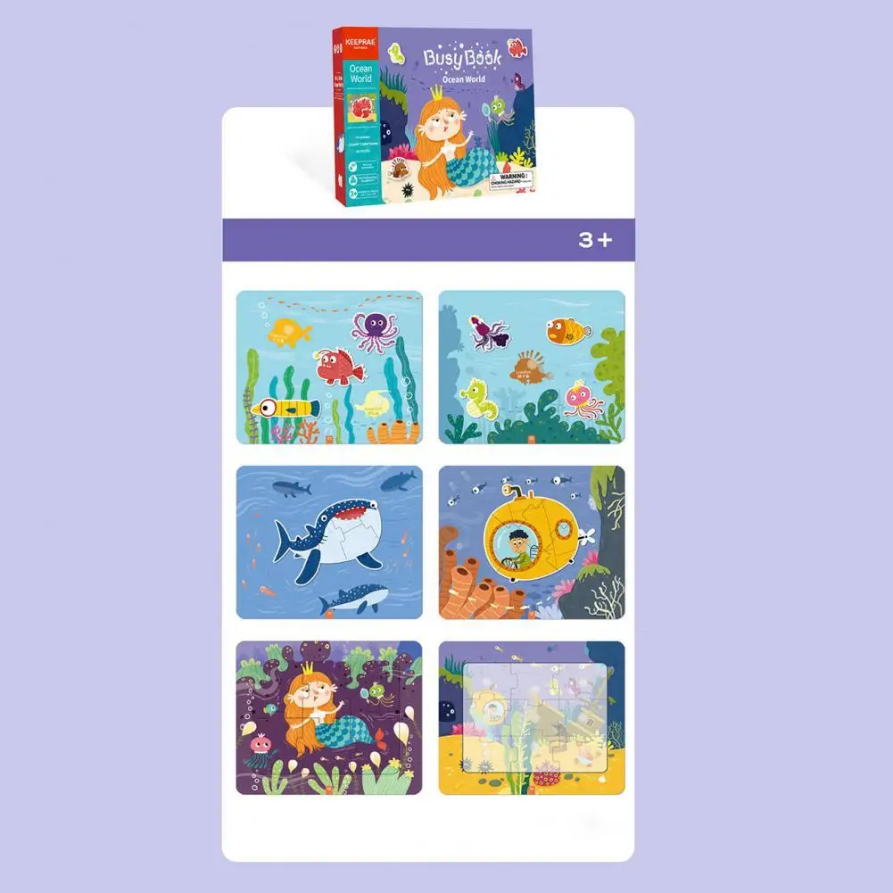 

Good Double-sided Plant No Harm Busy Book baby cognitive book Kids Educational Toy Develop Imagination